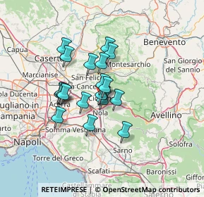 Mappa Via Giuseppe Garibaldi, 80033 Cicciano NA, Italia (10.2655)