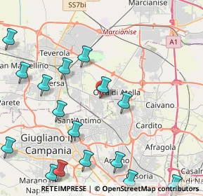 Mappa Via Goffredo Mameli, 81030 Succivo CE, Italia (5.91938)