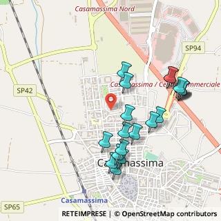 Mappa Via Montale, 70010 Casamassima BA, Italia (0.546)