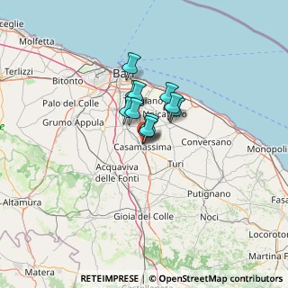 Mappa Via Noicàttaro, 70100 Casamassima BA, Italia (7)