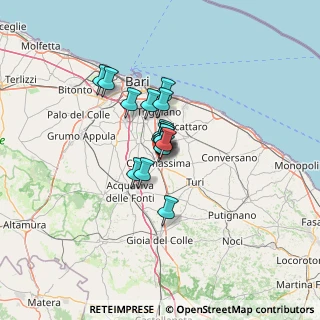 Mappa Via Noicàttaro, 70100 Casamassima BA, Italia (7.7875)