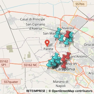 Mappa Via Carlo Pezone, 81030 Parete CE, Italia (3.9925)