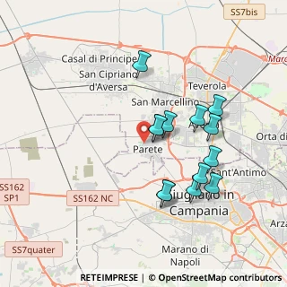Mappa Via Carlo Pezone, 81030 Parete CE, Italia (3.62308)