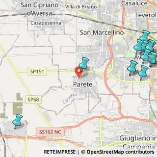 Mappa Via Carlo Pezone, 81030 Parete CE, Italia (3.66308)