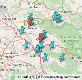 Mappa Via Alcide de Gasperi, 80033 Cicciano NA, Italia (6.45444)