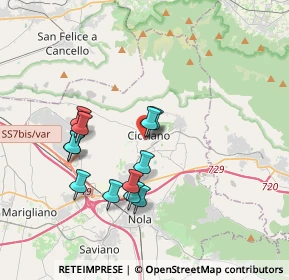 Mappa Via Alcide de Gasperi, 80033 Cicciano NA, Italia (3.51917)