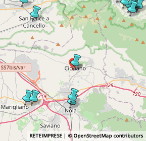 Mappa Via Alcide de Gasperi, 80033 Cicciano NA, Italia (7.46933)