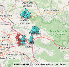 Mappa Via Roccarainola, 80033 Cicciano NA, Italia (6.15857)