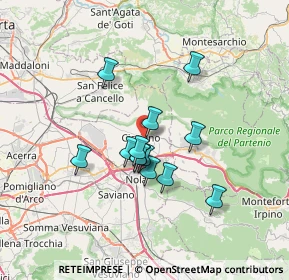 Mappa Via Roccarainola, 80033 Cicciano NA, Italia (5.67385)