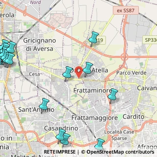 Mappa Via degli Osci, 81030 Sant'Arpino CE, Italia (3.8235)