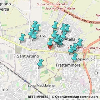 Mappa Via degli Osci, 81030 Sant'Arpino CE, Italia (0.8345)