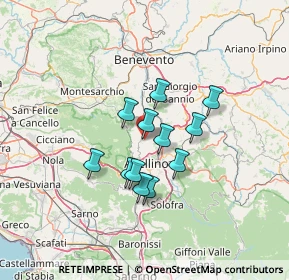 Mappa Via Soprapiano, 83010 Capriglia irpina AV, Italia (10.5275)