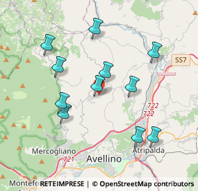 Mappa Via Soprapiano, 83010 Capriglia irpina AV, Italia (3.89455)