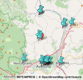 Mappa Via Soprapiano, 83010 Capriglia irpina AV, Italia (4.845)