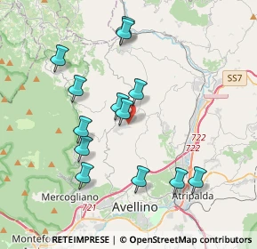 Mappa Via Soprapiano, 83010 Capriglia irpina AV, Italia (3.98923)