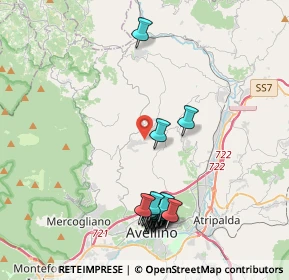 Mappa Via Soprapiano, 83010 Capriglia irpina AV, Italia (4.8075)