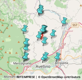 Mappa Via Soprapiano, 83010 Capriglia irpina AV, Italia (3.5785)