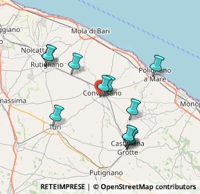 Mappa Via Palmiro Togliatti, 70014 Conversano BA, Italia (7.6025)