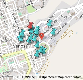 Mappa Piazza Umberto I', 85029 Venosa PZ, Italia (0.1855)