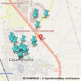 Mappa Via Madrid, 70010 Casamassima BA, Italia (0.6665)