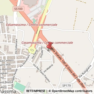 Mappa Via Madrid, 15, 70010 Casamassima, Bari (Puglia)