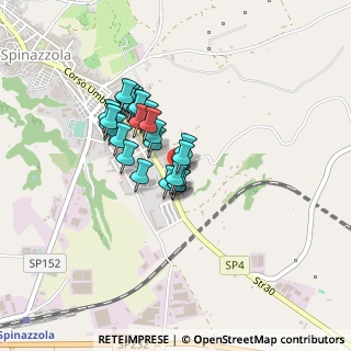 Mappa Via Antonio Gramsci, 76014 Spinazzola BT, Italia (0.34444)
