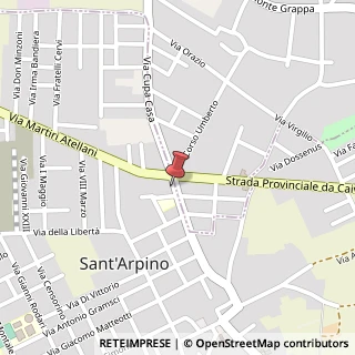 Mappa Via Santa Maria delle Grazie, 73, 81030 Sant'Arpino, Caserta (Campania)