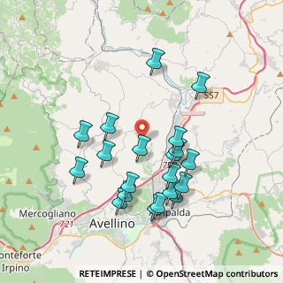 Mappa Via Roma, 83030 Montefredane AV, Italia (3.901)