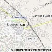 Mapa Conversano