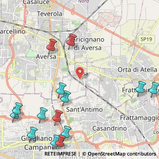 Mappa Via Filippo Turati, 81030 Cesa CE, Italia (3.43143)