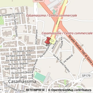 Mappa Via Grazia Deledda, 78/80, 70010 Casamassima BA, Italia, 70010 Casamassima, Bari (Puglia)
