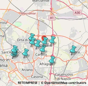 Mappa 80023 Caivano NA, Italia (3.83333)