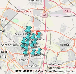 Mappa 80023 Caivano NA, Italia (3.404)