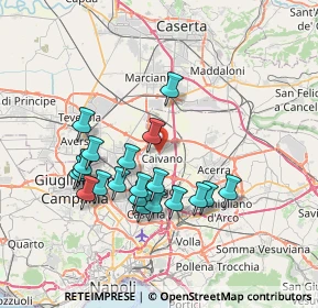Mappa 80023 Caivano NA, Italia (7.282)
