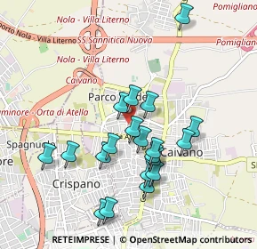 Mappa Via Meucci, 80023 Caivano NA, Italia (0.9435)