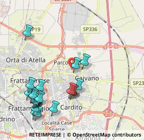 Mappa Via Meucci, 80023 Caivano NA, Italia (2.567)