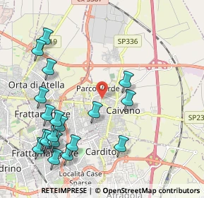 Mappa Via Meucci, 80023 Caivano NA, Italia (2.661)