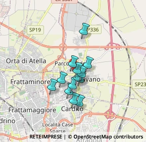 Mappa Via Meucci, 80023 Caivano NA, Italia (1.24846)