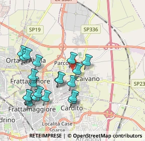 Mappa Via Meucci, 80023 Caivano NA, Italia (2.214)