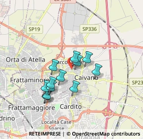 Mappa Via Meucci, 80023 Caivano NA, Italia (1.48667)