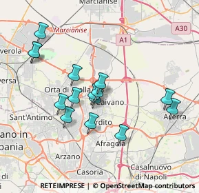 Mappa Via Meucci, 80023 Caivano NA, Italia (3.67933)