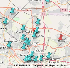 Mappa Via Meucci, 80023 Caivano NA, Italia (5.3395)