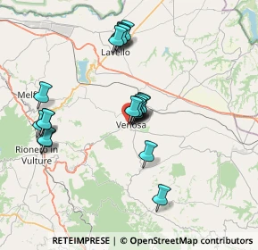 Mappa Via Abruzzo, 85029 Venosa PZ, Italia (7.0495)