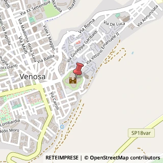 Mappa Piazza Umberto I', 49, 85029 Venosa, Potenza (Basilicata)