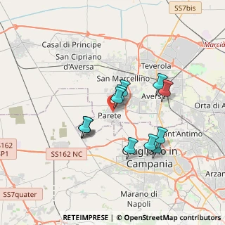 Mappa Via Bruno Buozzi, 81030 Parete CE, Italia (3.18)