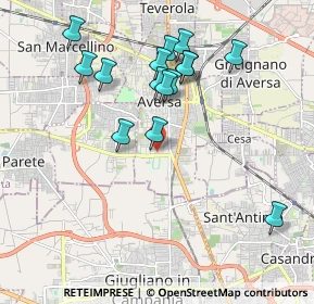 Mappa Viale Olimpico, 81036 Aversa CE, Italia (2.028)