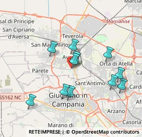 Mappa Viale Olimpico, 81031 Aversa CE, Italia (3.74273)