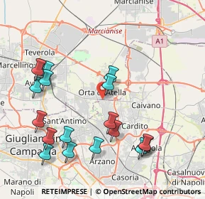 Mappa Via Raffaello, 80020 Frattaminore NA, Italia (4.85833)