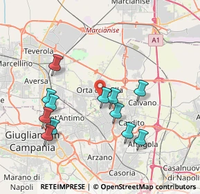 Mappa Via Raffaello, 80020 Frattaminore NA, Italia (4.07667)