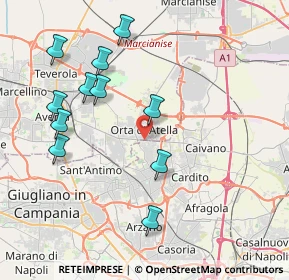 Mappa Via Raffaello, 80020 Frattaminore NA, Italia (4.49273)